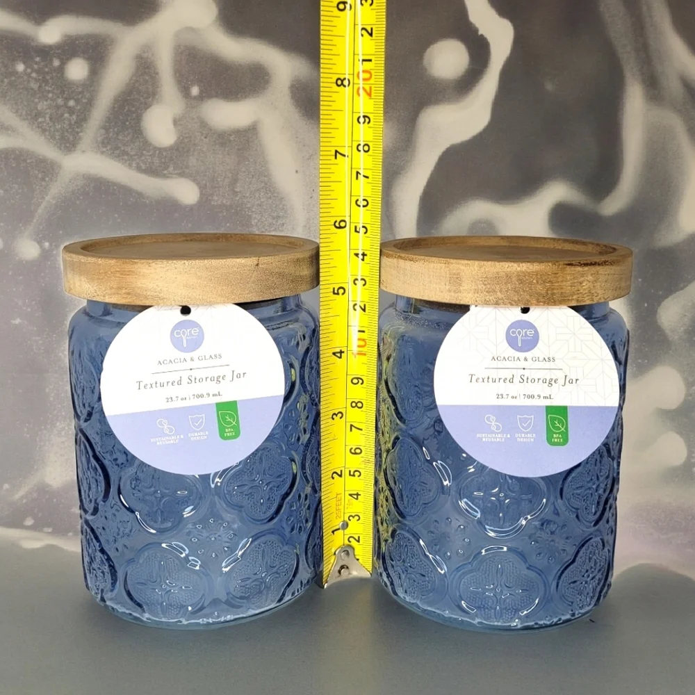🆕️ SET OF 2 Blue Textured 5.5